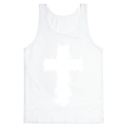Splatter Cross Tank Top